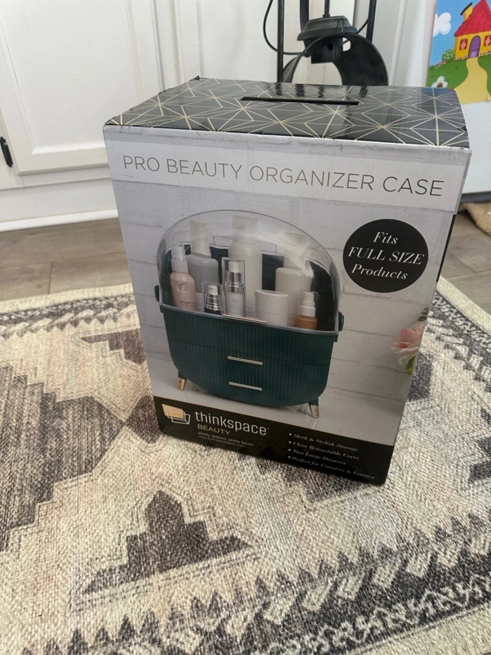 New ThinkSpace Pro Beauty Organizer Case   New in box